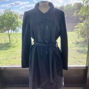 G by Guess Women's Long Sleeve Coat Black size XL